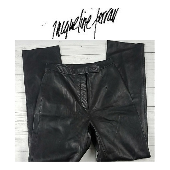 Jacqueline Ferrar Leather Pants Size 6 